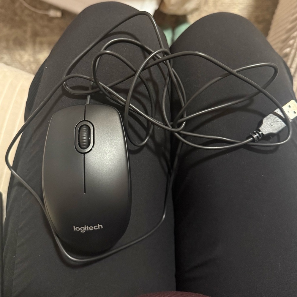 Logitech Black USB Wired Mouse